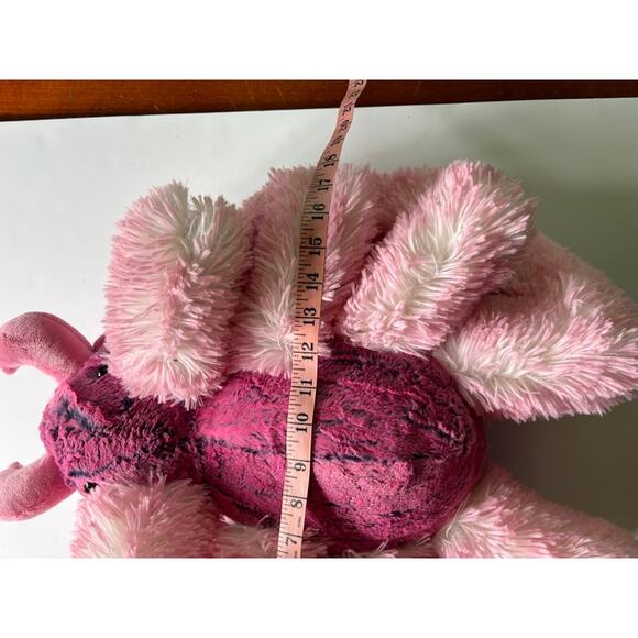 Aspyn Grove Minky plush pink stuffed animal NWOT large tick, spider, bug (?) - Picture 8 of 8